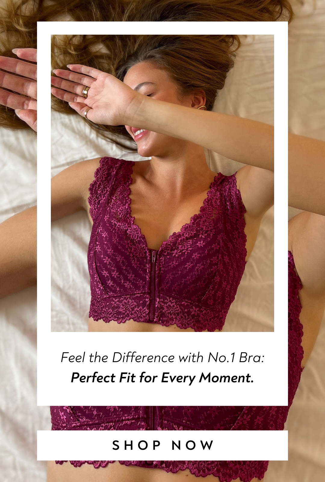 Feel the Difference with No.1 Bra: Perfect Fit for Every Moment.